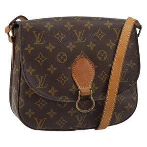 LOUIS VUITTON Monogram Saint Cloud GM Shoulder Bag M51242 LV Auth BA8878